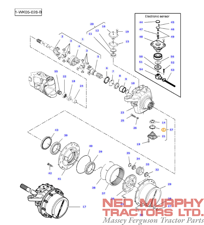 Lower King Pin Seal F835300020850 - Image 2