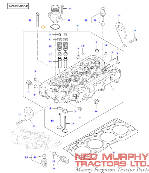 Cylinder Head Water Seal 4226381M1 - Image 2