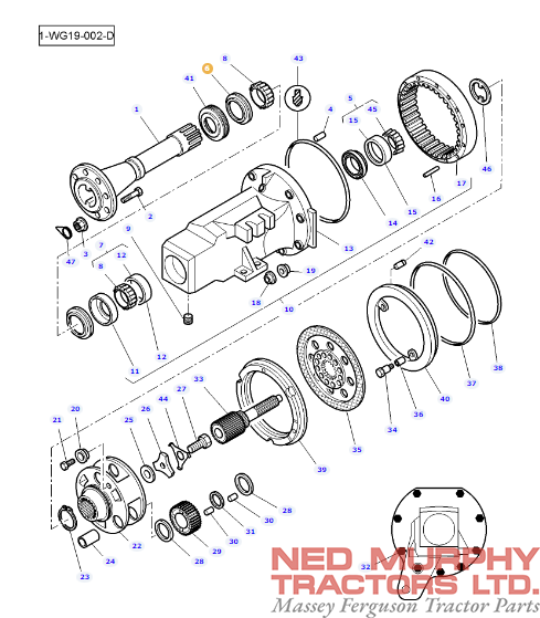 Rear Half Axle Outer Seal 4305964M1 - Image 3