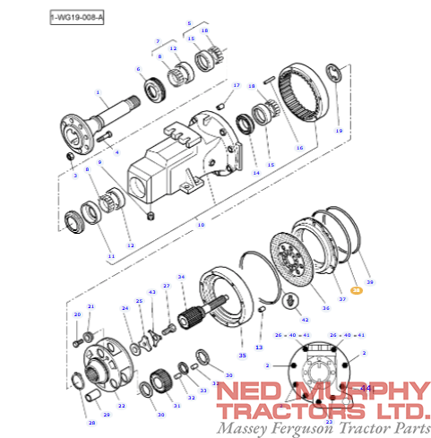 Brake Piston O-Ring 3716252M1 - Image 2