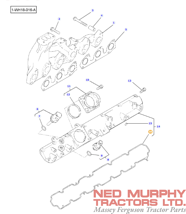 Air Intake Manifold Gasket 4226380M1 - Image 2