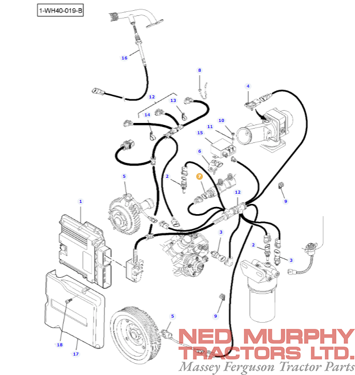 Fuel Pressure Sensor V837079599 - Image 2