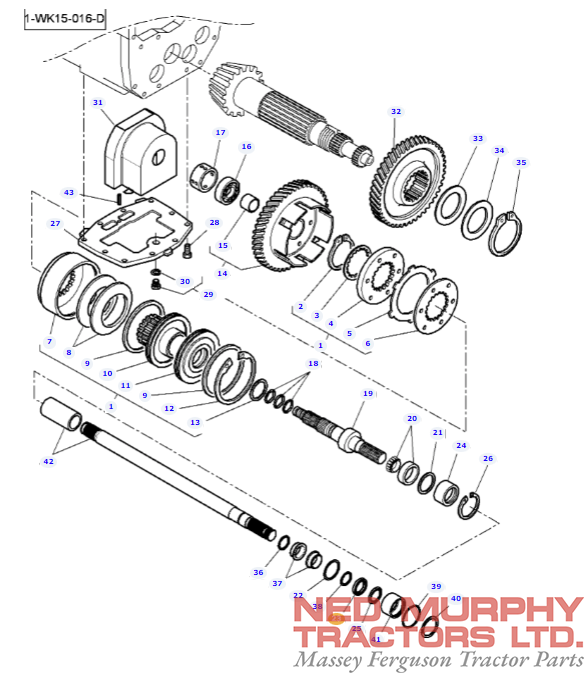 4WD Shaft Seal 3716067M2 - Image 2