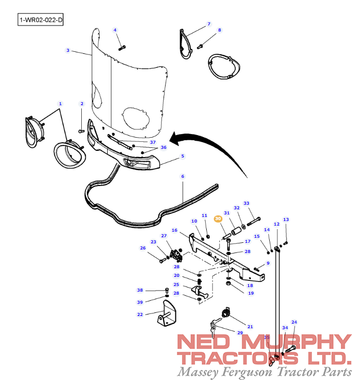 Grill spacer 4289746M1 - Image 2