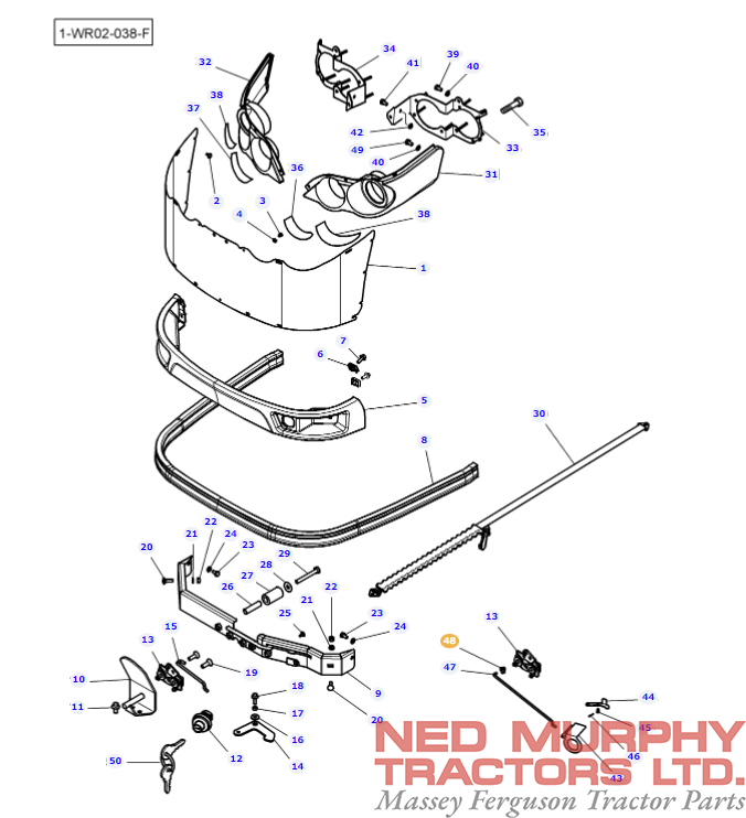 Grill clip ACW4180270 - Image 2