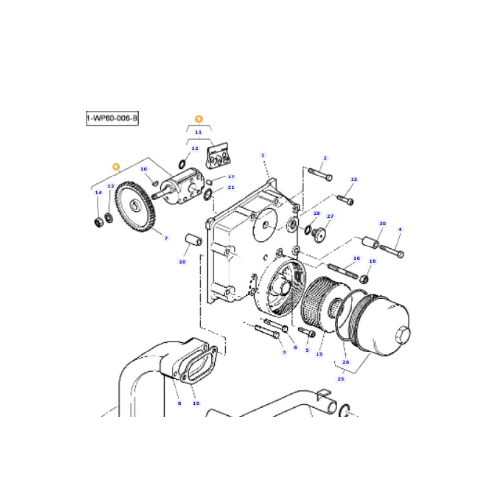 3799528M1, Hydraulic Load Sensing Pump, Massey Ferguson Tractors, Ned Murphy Tractors Ltd.
