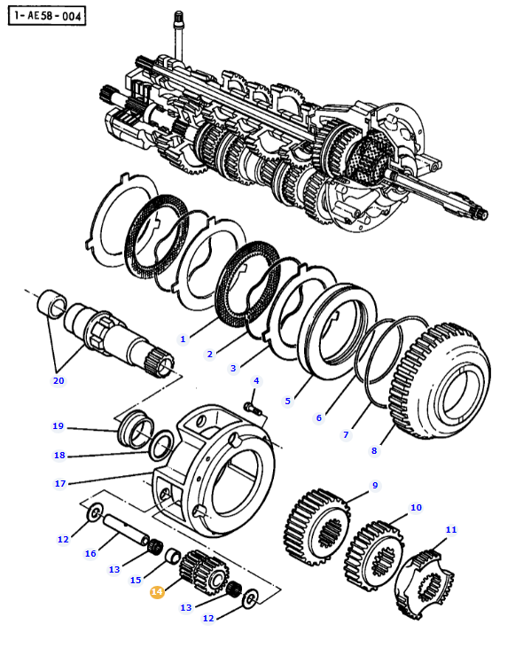 Speedshift Clutch Reducer Gear 3581483M1 - Image 3