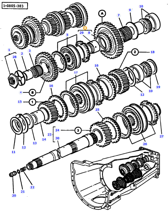 Speedshift Gear A Ratio 3582985M2 - Image 2