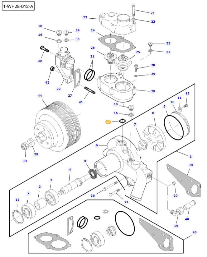 Water Pump Seal V614602930 - Image 2