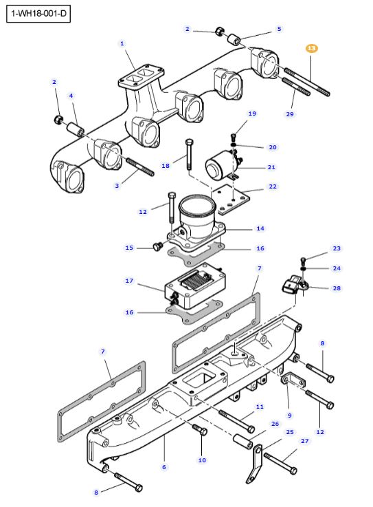 Exhaust Manifold Stud ACX2619540 - Image 2