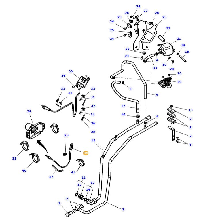 Pollution Control Temp Sensor V837086231 - Image 2