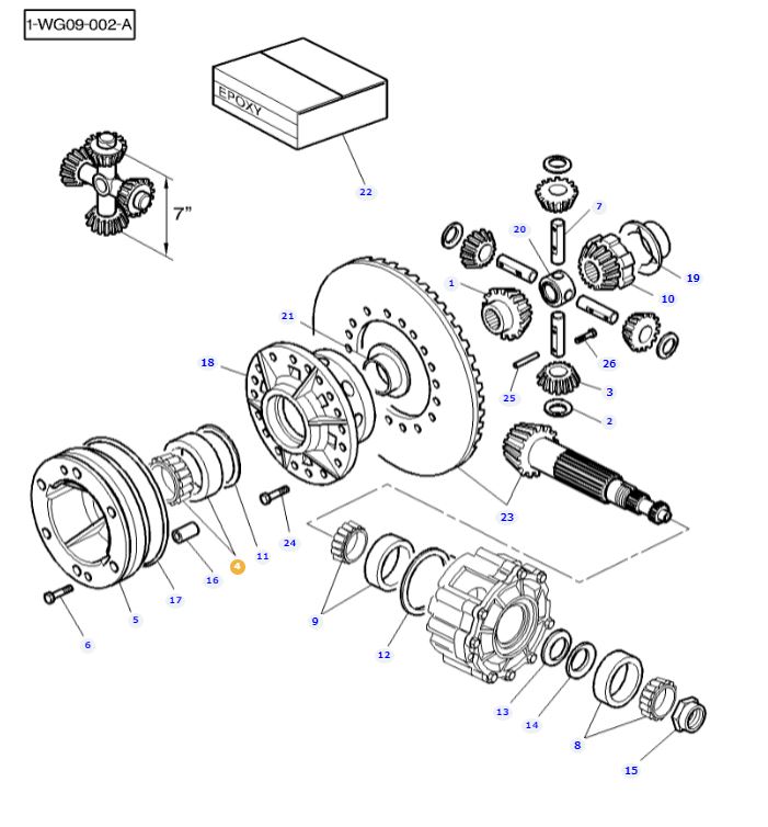 Rear Axle Bearing X619046300000 - Image 3
