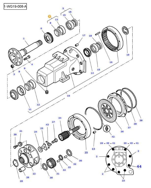 Rear Axle Bearing X619046300000 - Image 2