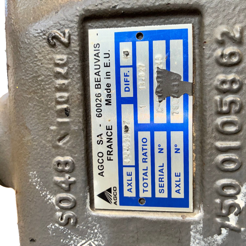 7500175806, RH Axle Housinng, Massey Ferguson Tractors, NMT Group.